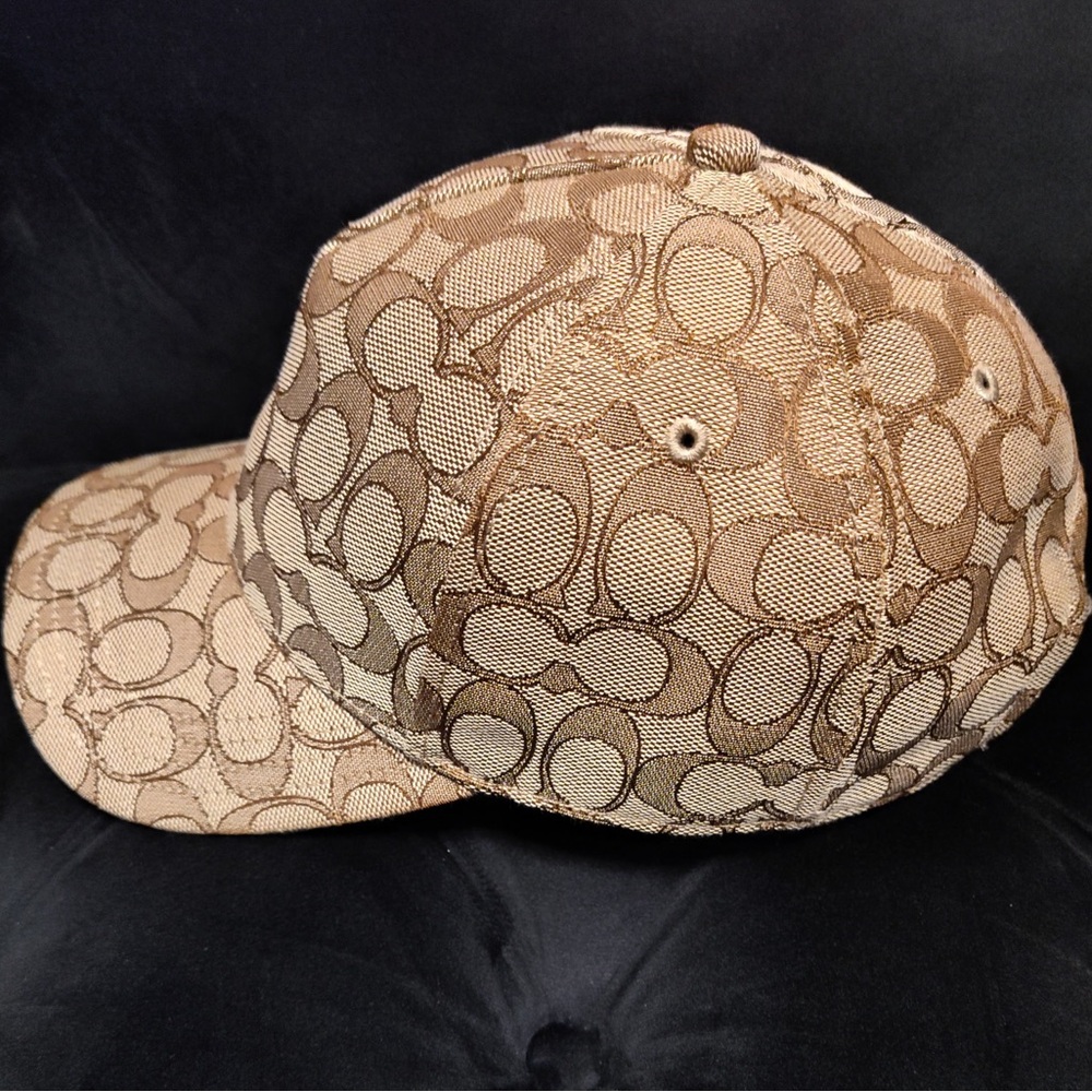 Authentic Coach Brown Patterned Cap - Picture 2 of 7